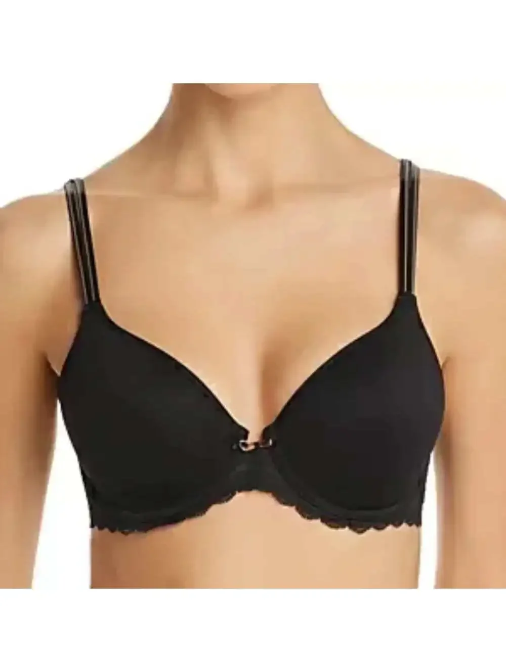 Chantelle Women's Merci Spacer T-Shirt Underwire Bra Black 34 DD